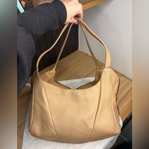 Hammitt Ferris Tan and Gold Bag